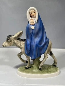 Goebel Mary and Baby Jesus on Donkey Figurine Holy Flight into Egypt Vtg 1959 - Picture 1 of 8