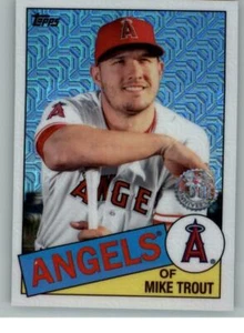 2020 Topps '85 Topps Silver Pack Chrome #85C1 Mike Trout (ref 132855) - Picture 1 of 2