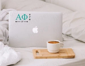 Alpha Phi Decal Sorority Car Window Bumper Vinyl Sticker 8"x4" Gift - Picture 1 of 8
