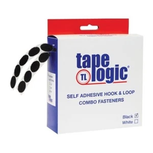 Tape Logic Hook and Loop Combo Packs 1/2" Black Dots (200 Dots) - Picture 1 of 1