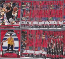 2020-21 PANINI PRIZM DRAFT PICKS BASKETBALL RED ICE PRIZM'S 1-100 BALL WISEMAN +