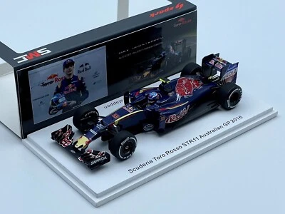 1:43 Spark Toro Rosso F1 STR11 #33 Max Verstappen Austrlia GP 10th 2016 1st Race - Image 1 of 4