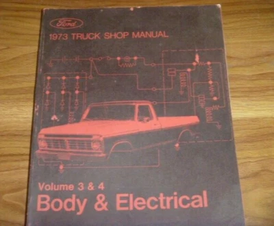 Ford E-100 Econoline 1973 furgoneta carrocería y eléctrico taller manual de reparación xo Foto 1 de 3