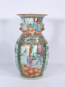 Large Antique Chinese Porcelain Export Vase - Picture 1 of 12