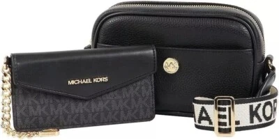 MICHAEL KORS Umhängetasche Maisie SM 2 in 1 Camera XBODY Leder schwarz - Bild 1 von 4