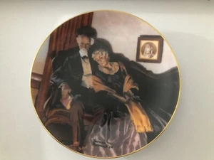 “ End Of Day” 1980's Limited Edition Knowles Norman Rockwell Plates - Picture 1 of 7