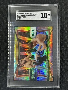 Khabib Nurmagomedov 2021 Panini Select UFC Premier Tie Dye Prizm /25 #161 SGC 10 - Picture 1 of 4