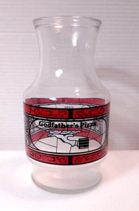 Jarra/jarra de colección con diseño de vitrales de pizza Coca-Cola Godfather's - Imagen 1 de 10