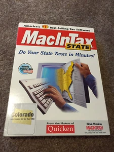 Intuit Colorado CO MacInTax Personal -Tax Year 1995 - Picture 1 of 2