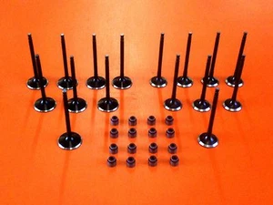 02-17 FITS NISSAN ALTIMA FRONTIER 2.5 INTAKE EXHAUST VALVES + VALVE STEM SEALS - Bild 1 von 1