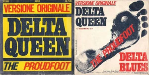 DISCO 45 RPM THE PROUDFOOT – DELTA QUEEN // DELTA BLUES - Imagen 1 de 1