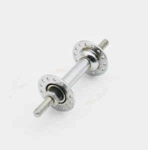Kun.Yu Front 28 Hole Bike / Bicycle Solid Axle Hub (85mm OLN) - Chrome - Picture 1 of 2