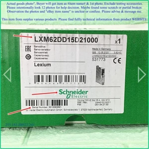 Schneider LXM62DD15D21000, Servo Drive como foto, sn:3691, NUEVO DHLtoUS, dφm chk - Imagen 1 de 12
