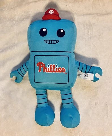 MLB Philadelphia Phillies Baseball Stuffed Animal Toy Robot Plush Baby Blue Cover