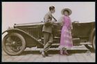 nn Voiture Automobile Fantasy Originale Ancienne Années 1920 Photo Postale RPPC