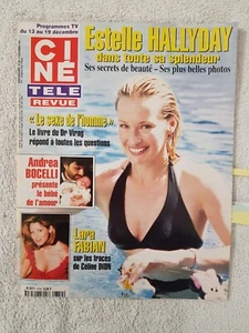 CINE REVUE N°50 1997 ESTELLE HALLYDAY FABIAN BOCELLI VILLERET HUTCHENCE MARCHAL - Bild 1 von 17