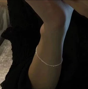 Damen Armband Kette Diamant Bling Strass Kristall glänzend Glitzer Zirkon Bling - Bild 1 von 1