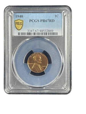 Proof 67 Red 1940 Lincoln PCGS - Image 1 of 2