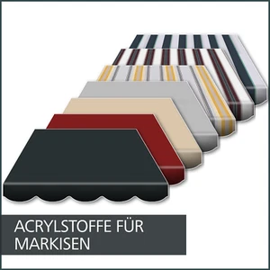 Markisentuch | Acrylstoff 320 q/qm | UV-Schutz 50+ | inkl. Volant | 6,5x3m - Bild 1 von 107