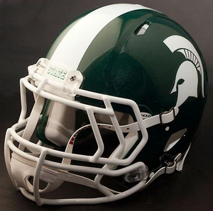 MICHIGAN STATE SPARTANS Riddell Speed GAMEDAY Football Helmet w/ S2EG Facemask - Picture 1 of 4