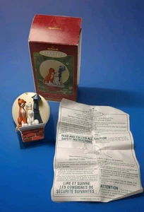 Ornamento vintage 2001 Hallmark Keepsake The Aristogats Thomas O’Malley & Duchessa - Foto 1 di 6