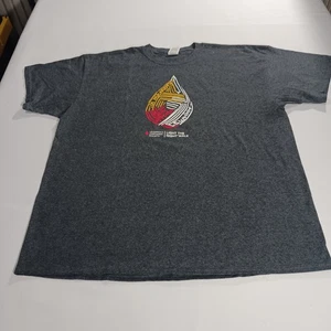 Jerzees Heavyweight Blend LIGHT THE NIGHT WALK Men Gray Cotton Blend T-Shirt 2XL - Picture 1 of 17