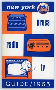1965 NEW YORK METS Press Media Guide *RAR* TOP Zustand!! - Bild 1 von 2