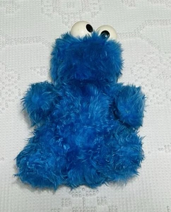 Vtg Sesame Street COOKIE MONSTER Knickerbocker Plush Muppet Rattle Eyes 11” - Picture 1 of 10