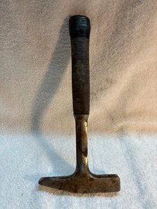 Malco 18 Unzen Ziegelhammer Setzhammer Stein Mauerwerk Ledergriff USA Vintage TB - Bild 1 von 7