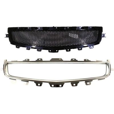 Grille Assembly Kit For 2008-2012 Chevrolet Malibu Paintable Shell and Insert - Image 1 of 4