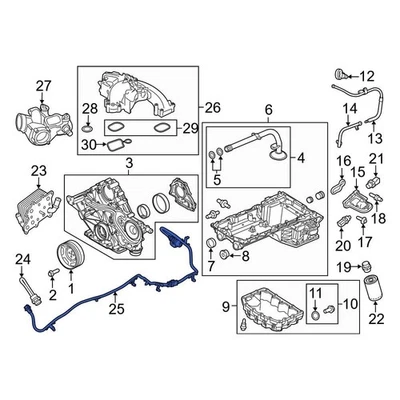 For Ford F-250 Super Duty 2017-2019 Ford KC3Z6B018C Engine Heater Cord - Изображение 1 из 4