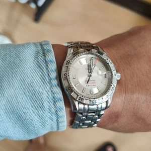 Omega Seamaster 200m 2514.30 Silver Dial Men's Watch Auto Quartz USED Auth #9533 - Picture 1 of 14
