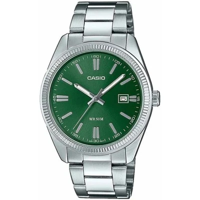 Orologio Uomo Casio Verde Argentato - Immagine 1 di 2