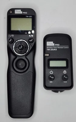 Pixel PRO Wireless Timer Remote Control TW-283TX & TW-283RX For Canon & Nikon. - Image 1 of 4
