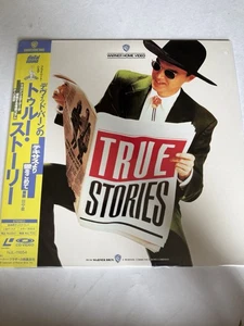 TRUE STORIES Laserdisc Japan David Byrne Talking Heads NJL-11654 - Foto 1 di 4