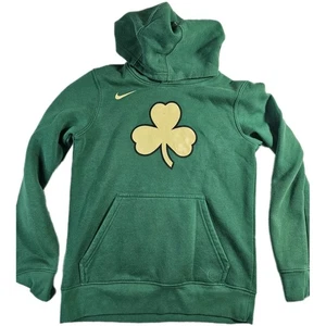 Boston Celtics Medium Green Hoodie Nike Basketball Kids (Size M) - Picture 1 of 11