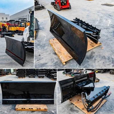 MMS Attachments 70" Hydraulic Skid Steer Dozer Blade Loader Takeuchi Bobcat - Image 1 of 4