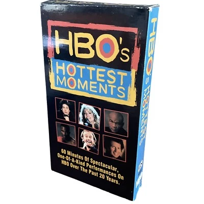 HBO Hottest Moments VHS 1992 Promo Tape George Carlin Garry Shandling - Image 1 of 4