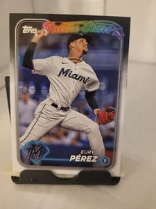 2024 Topps Series 1 Future Stars Eury Perez #197 - Picture 1 of 2