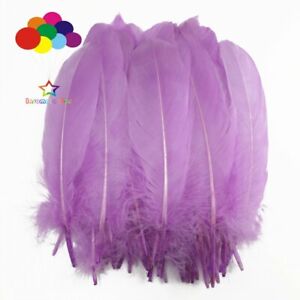 41 Colorful 100 Pcs Goose Feathers for DIY Craft Wedding Home Party Decorations