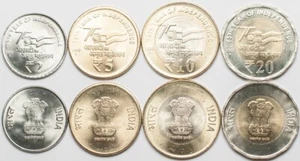 India 4 coins set 2022 Independence UNC (#8716) - Picture 1 of 1