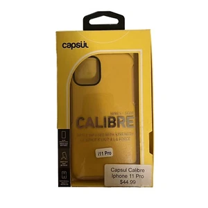 Capsul Calibre Series Case for Apple iPhone 11 Pro - Yellow - Picture 1 of 1