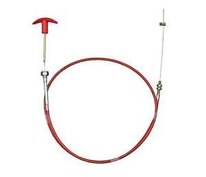 STR Red T Pull Cable Ideal for Isolator Cut Off Switches & Extinguishers - 1.5m