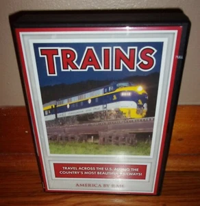 TRAINS-America By Rail V-4 Movies-Potomac Eagle-West Coast-Southwest Chief-NEW! - Picture 1 of 2