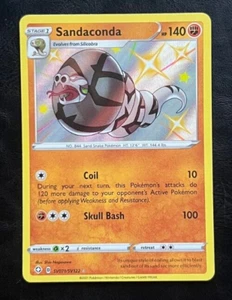 Pokemon Sandaconda Holo Secret Raro - Destinos Brillantes Bóveda Brillante - SV071/SV122 - Imagen 1 de 2