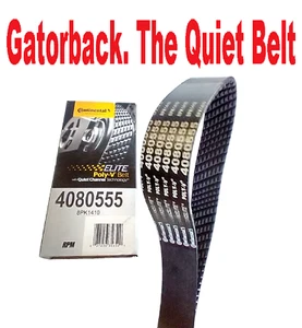 Serpentine Poly-V The Quiet Belt Gatorback CONTINENTAL ELITE 4080555 - Picture 1 of 9