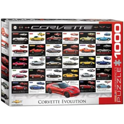 Eurographics Jigsaw Puzzle;  Corvette Evolution;  1,000 pcs  6000-0683 - Image 1 of 2