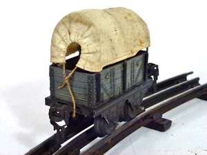 Carrello telone Bing 10/520 frizioni del 1920 scala 0 raro - Foto 1 di 5