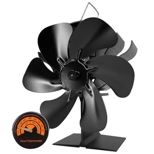 YAZIONG Ventole per stufe camino, Ventilatore Per Camino A Legna, ventilatore a - Foto 1 di 7