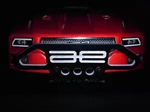 Team Associated ASC7324 7324 RC10T Axial Style Front Bumper (Black) - Picture 1 of 3